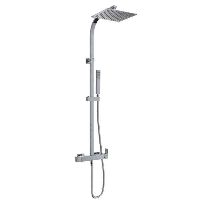 Colonne de douche Cubo chrome cote