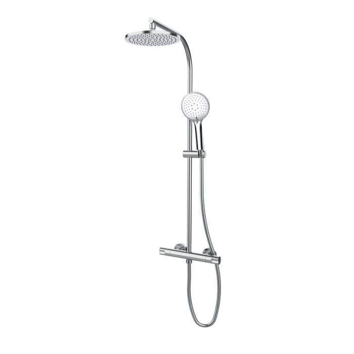 Colonne de douche ten pro thermostatique chrome grb dry