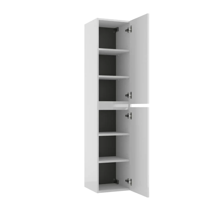 Colonne colmar 2 portes coloris Snow White h160xp35xl35