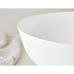 VASQUE BOL BLANC MAT  D41