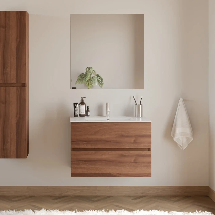 pack meuble Colmar noyer 80cm