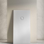 RECEVEUR SELENE 80x120 FINITION PIZARRA COLORIS BLANCO TOTAL SIPHON HORIZONTAL D90