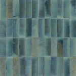 Faïence Gleeze turchese 5x15cm