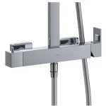 Colonne de douche Cubo chrome cote