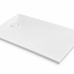 RECEVEUR SELENE 80x120 FINITION PIZARRA COLORIS BLANCO TOTAL SIPHON HORIZONTAL D90