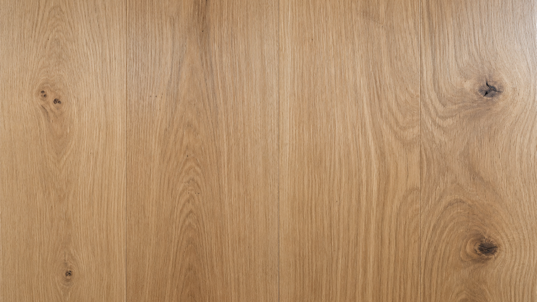 parquet contrecollé chêne aspect bois brut verni mat déclassé 207x14x2200