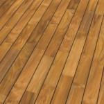 Parquet massif Teck huilé Pont de bateau intégré 90X300/1200X12