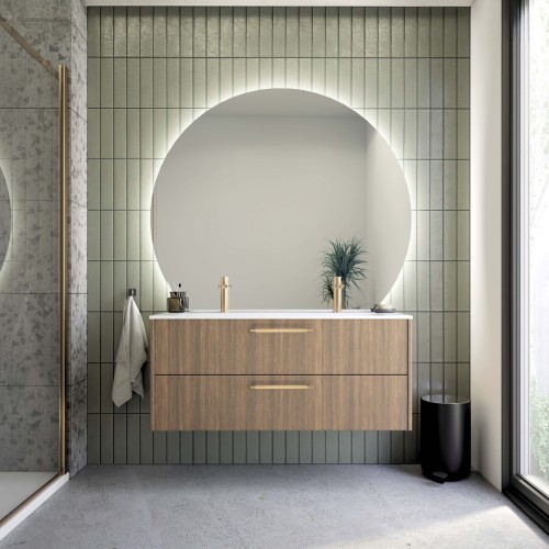 Meuble sous vasque 2 tiroirs Striato 120cm