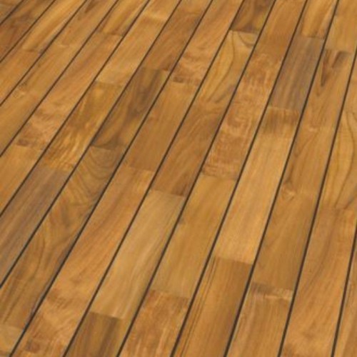 Parquet massif Teck huilé Pont de bateau intégré 90X300/1200X12