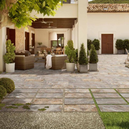 Dalle Extérieure Série Stones du Monde SM Ardesia Mix 40x80cm