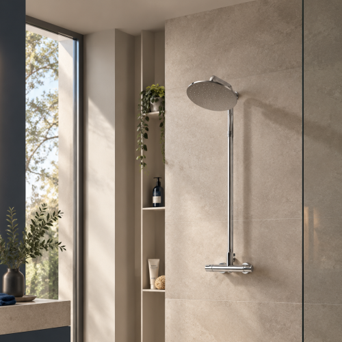 Colonne de Douche Thermostatique Cool Gyro chrome
