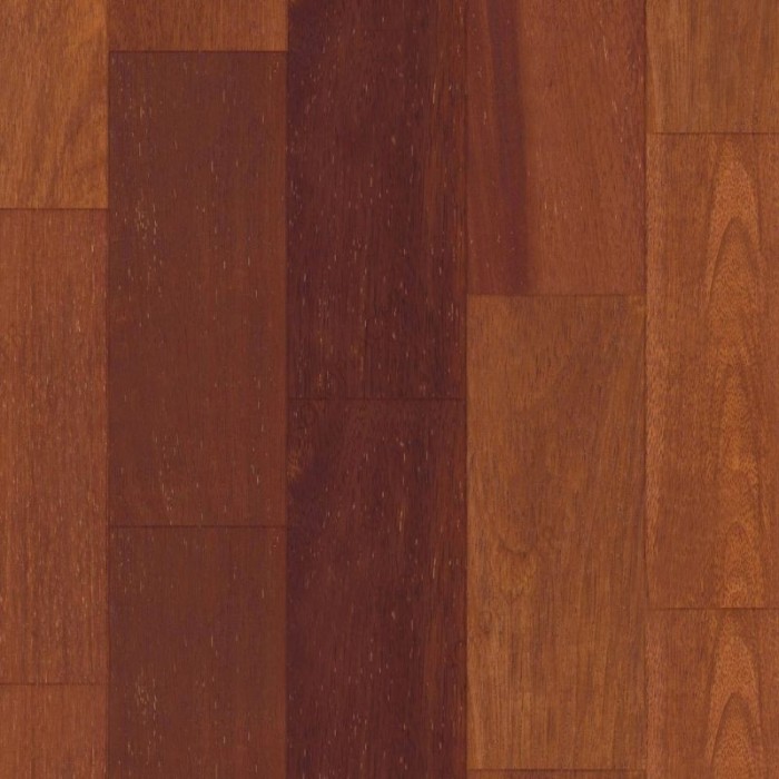 Parquet massif exotique Merbau Verni 120X400/1200X15