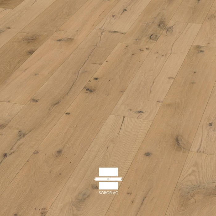 Parquet contrecollé chène huilé O'Tantik Longère 190x680/1900x14mm
