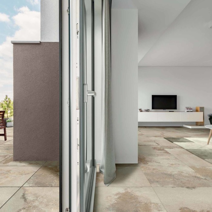 Dalle Extérieure Ultra Pietra Baviera 60x60cm - www.creation-parquets.fr