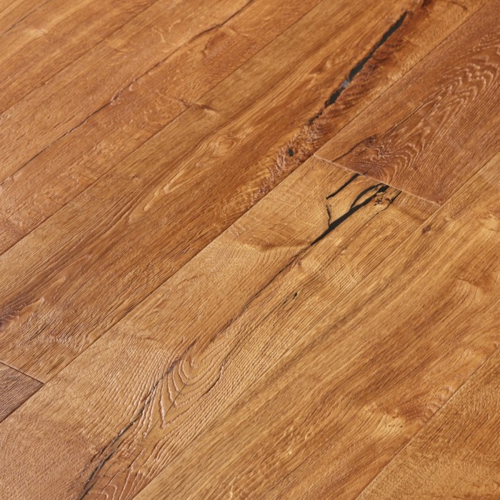 Parquet contrecollé vieilli Chêne Guadeloupe 190X1900X14.3mm