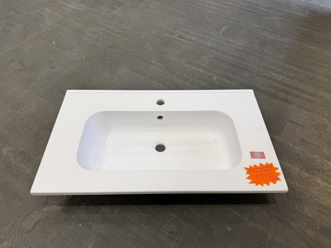 Montmorot • Destockage Vasque blanche 80cm